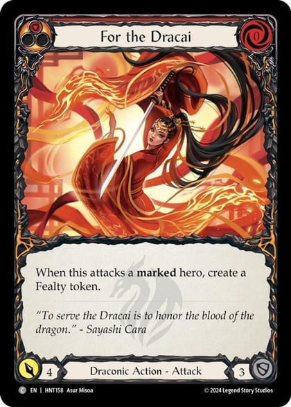 For the Dracai, The Hunted HNT158