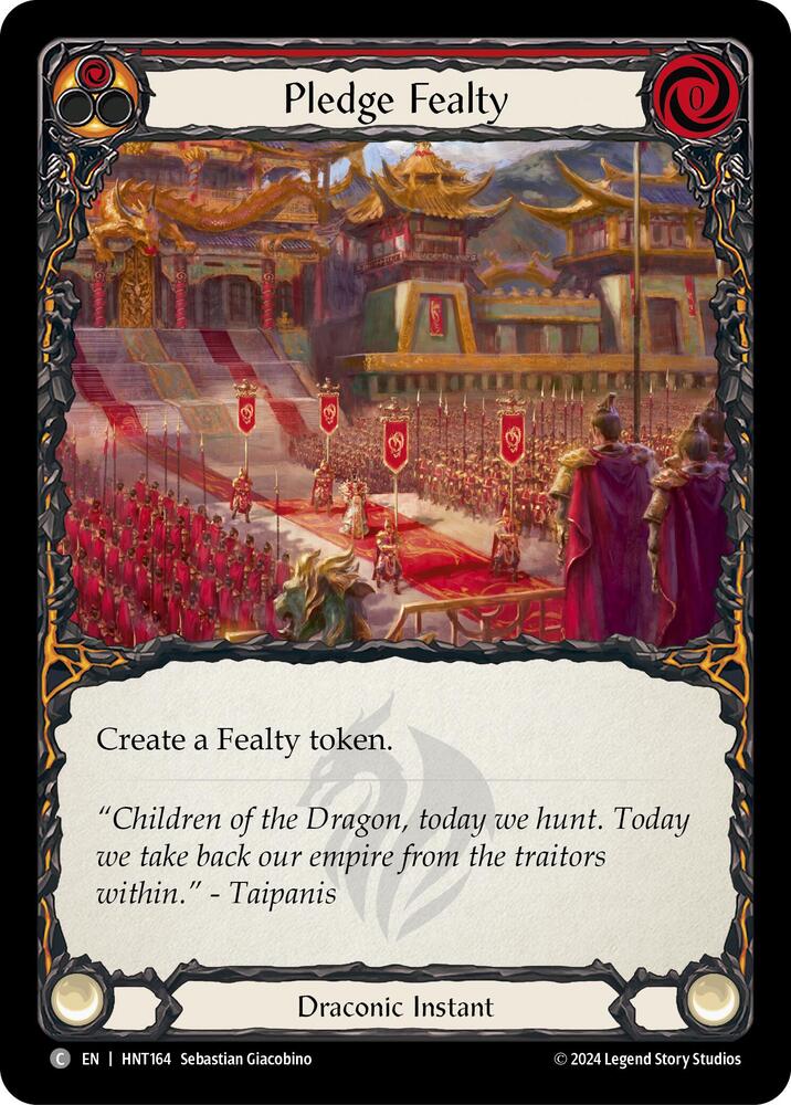 Pledge Fealty (Red), The Hunted HNT164