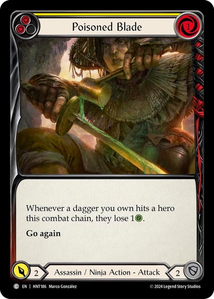 Poisoned Blade (Yellow), The Hunted HNT186