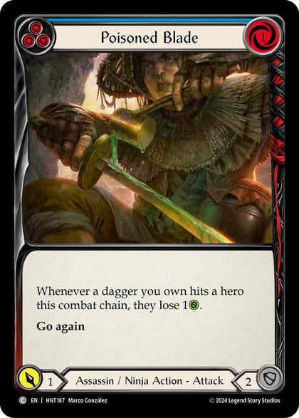 Poisoned Blade (Blue), The Hunted HNT187