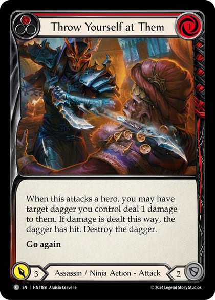 Throw Yourself at Them (Red), The Hunted HNT188