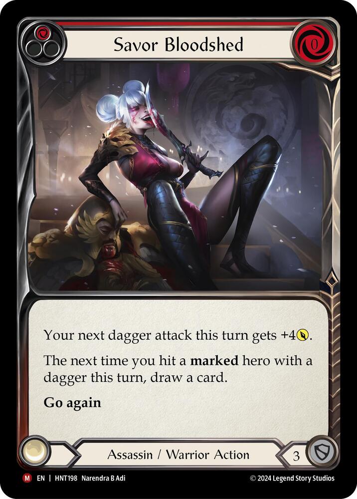Savor Bloodshed, The Hunted HNT198