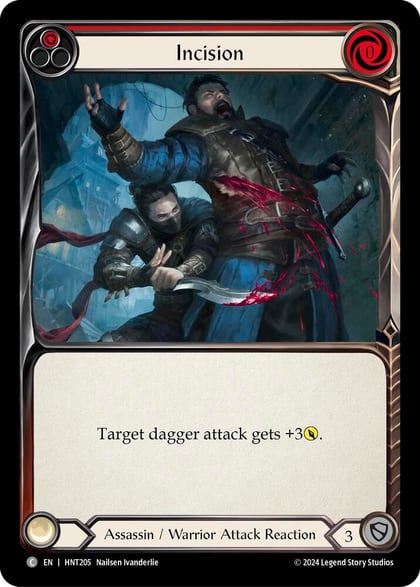 Incision (Red), The Hunted HNT205