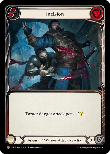 Incision (Yellow), The Hunted HNT206