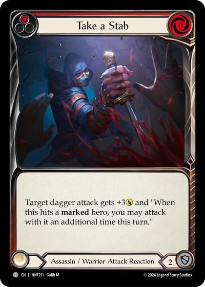 Take a Stab (Red), The Hunted HNT211