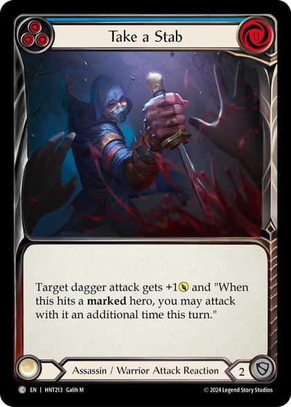 Take a Stab (Blue), The Hunted HNT213