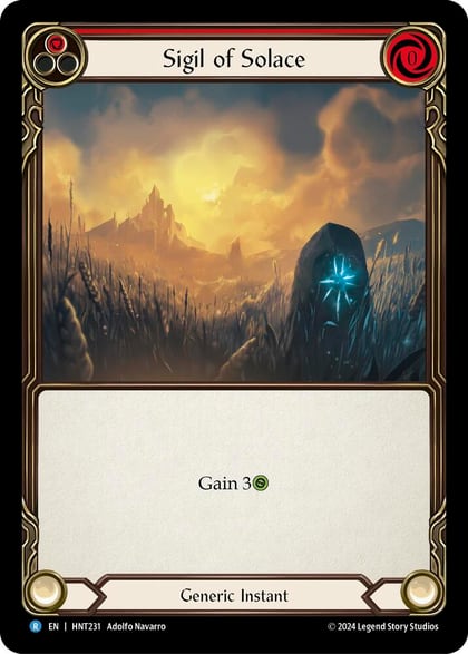 Sigil of Solace (Red), The Hunted HNT231