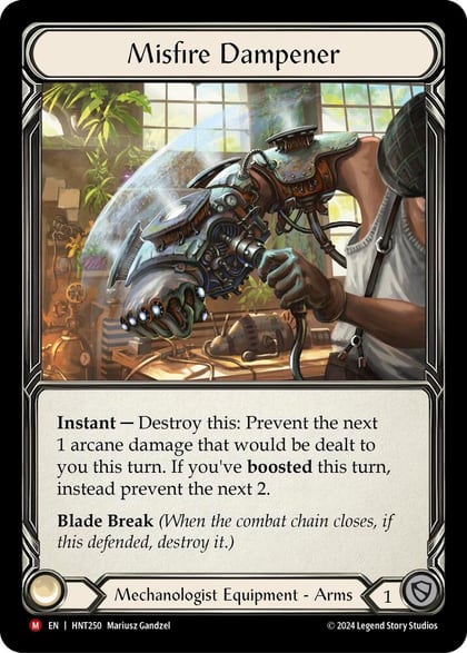 Misfire Dampener, The Hunted HNT250