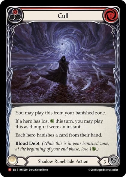Cull, The Hunted HNT259