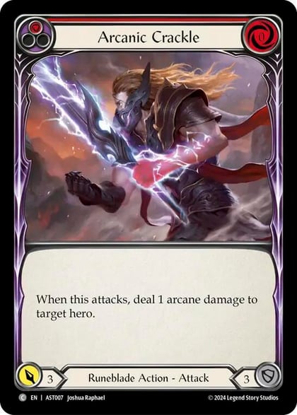 Arcanic Crackle (Red), Armory Deck: Aurora AST007