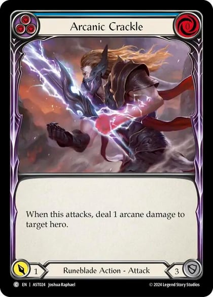 Arcanic Crackle (Blue), Armory Deck: Aurora AST024