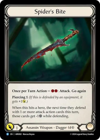 Spider's Bite, Blitz Deck: The Hunted - Arakni ARK002