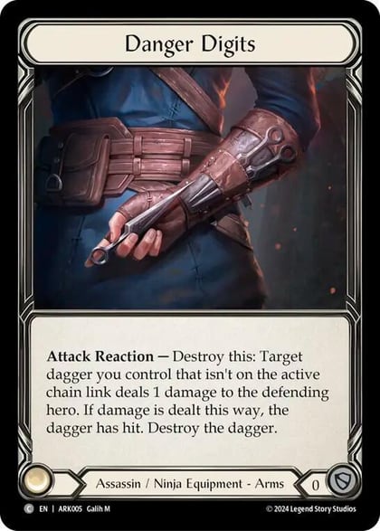 Danger Digits, Blitz Deck: The Hunted - Arakni ARK005