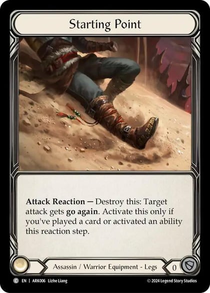 Starting Point, Blitz Deck: The Hunted - Arakni ARK006