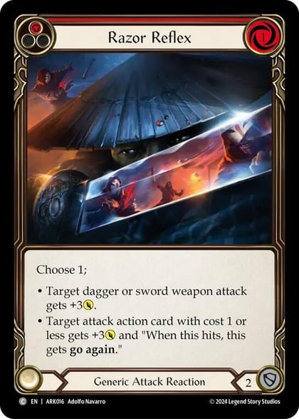 Razor Reflex (Red), Blitz Deck: The Hunted - Arakni ARK016
