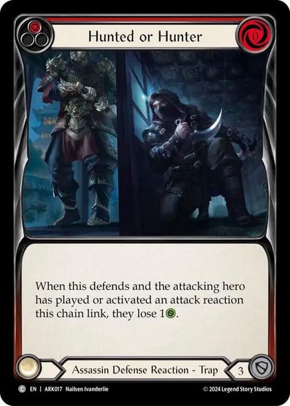 Hunted or Hunter (Red), Blitz Deck: The Hunted - Arakni ARK017