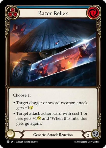 Razor Reflex (Blue), Blitz Deck: The Hunted - Arakni ARK024