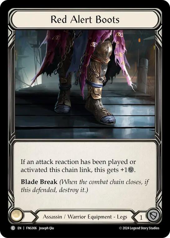 Red Alert Boots, Blitz Deck: The Hunted - Fang FNG006