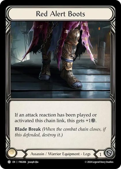Red Alert Boots, Blitz Deck: The Hunted - Fang FNG006