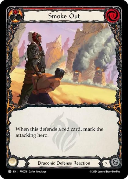 Smoke Out (Red), Blitz Deck: The Hunted - Fang FNG018