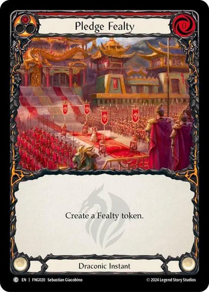 Pledge Fealty (Red), Blitz Deck: The Hunted - Fang FNG020