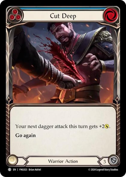 Cut Deep (Blue), Blitz Deck: The Hunted - Fang FNG023