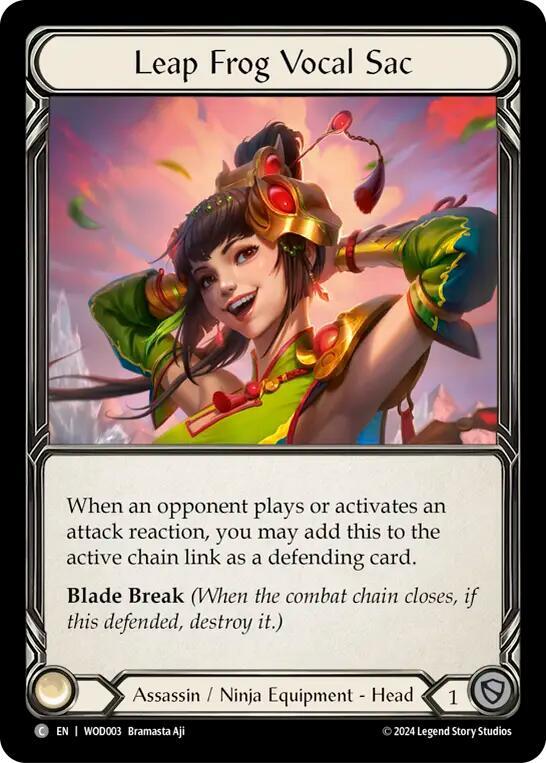 Leap Frog Vocal Sac, Blitz Deck: The Hunted - Arakni, Web of Deceit WOD003