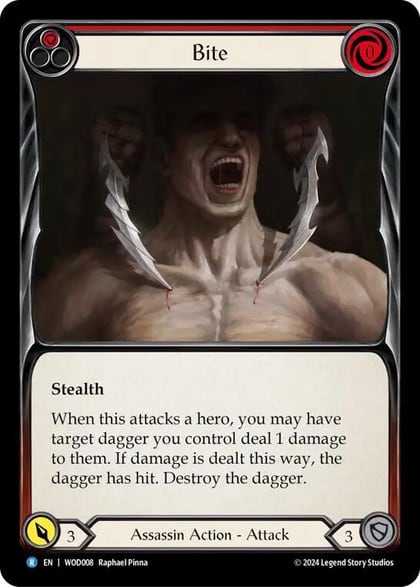Bite (Red), Blitz Deck: The Hunted - Arakni, Web of Deceit WOD008