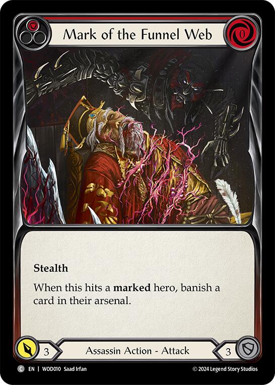 Mark of the Funnel Web (Red), Blitz Deck: The Hunted - Arakni, Web of Deceit WOD010