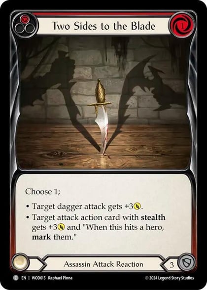 Two Sides to the Blade, Blitz Deck: The Hunted - Arakni, Web of Deceit WOD015