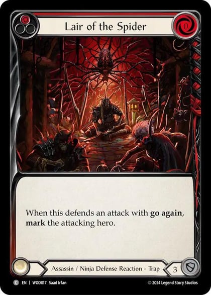 Lair of the Spider (Red), Blitz Deck: The Hunted - Arakni, Web of Deceit WOD017