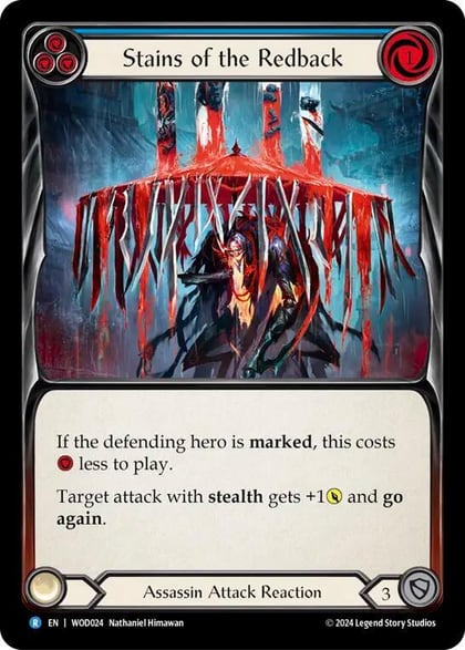 Stains of the Redback (Blue), Blitz Deck: The Hunted - Arakni, Web of Deceit WOD024