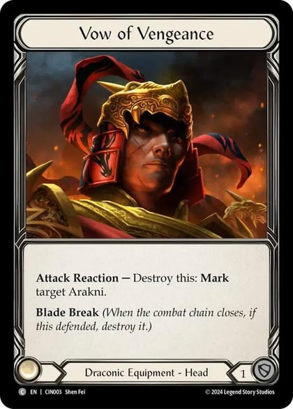 Vow of Vengeance, Blitz Deck: The Hunted - Cindra CIN003