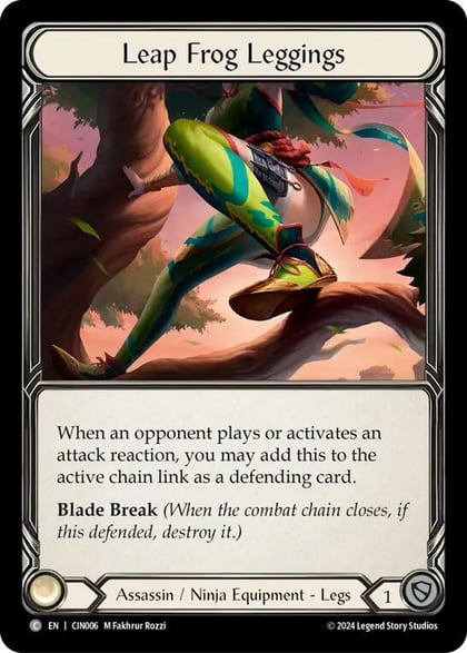 Leap Frog Leggings, Blitz Deck: The Hunted - Cindra CIN006
