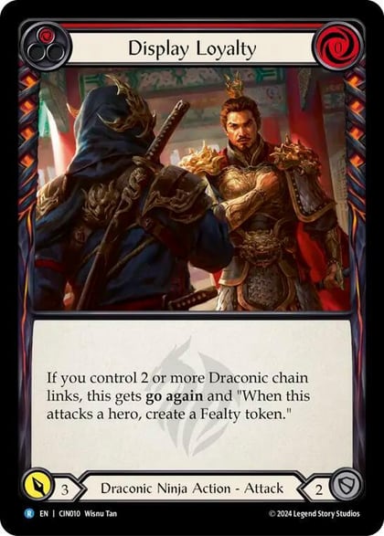 Display Loyalty (Red), Blitz Deck: The Hunted - Cindra CIN010