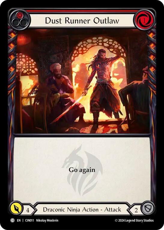 Dust Runner Outlaw (Red), Blitz Deck: The Hunted - Cindra CIN011