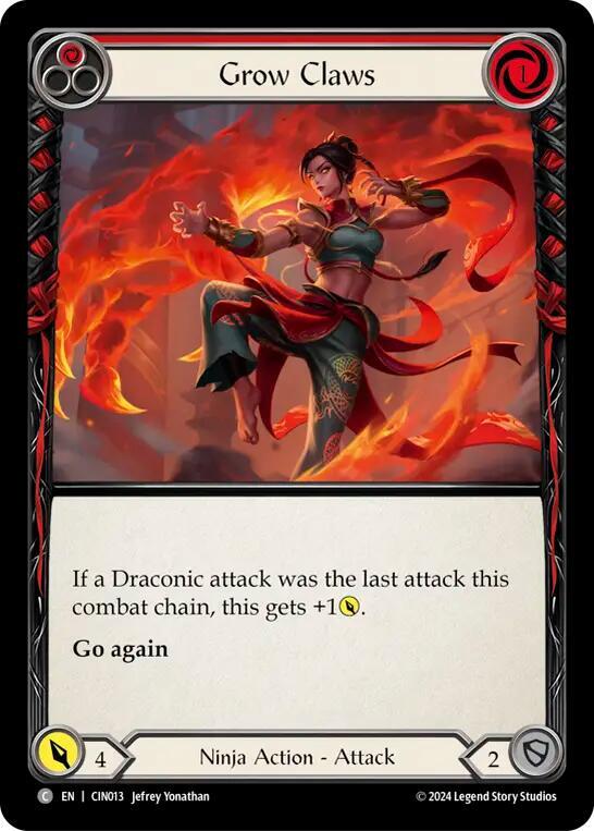 Grow Claws (Red), Blitz Deck: The Hunted - Cindra CIN013