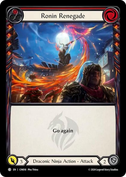 Ronin Renegade (Red), Blitz Deck: The Hunted - Cindra CIN018
