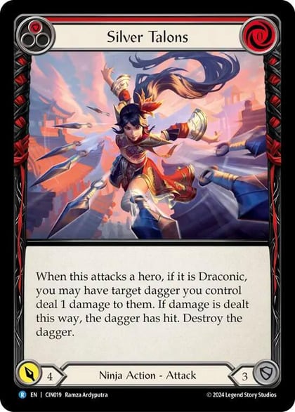 Silver Talons (Red), Blitz Deck: The Hunted - Cindra CIN019