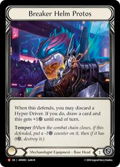 Breaker Helm Protos, Armory Deck: Maxx Nitro AMX003