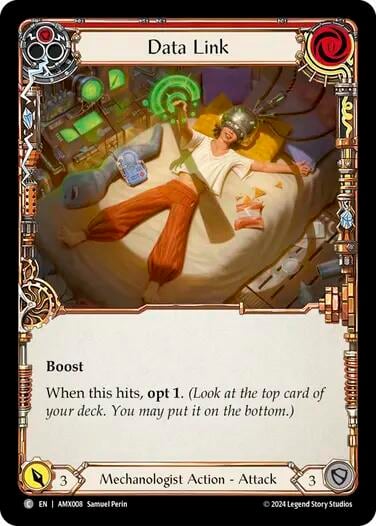 Data Link (Red), Armory Deck: Maxx Nitro AMX008