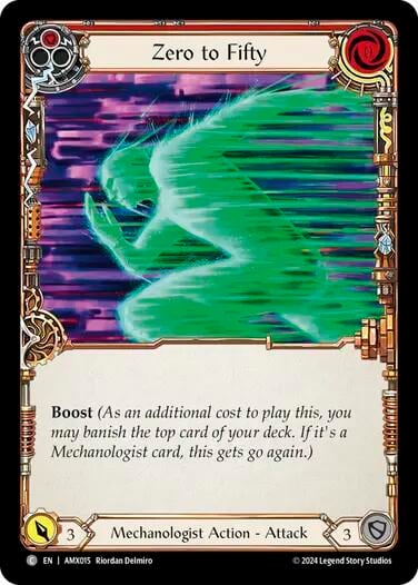 Zero to Fifty (Red), Armory Deck: Maxx Nitro AMX015