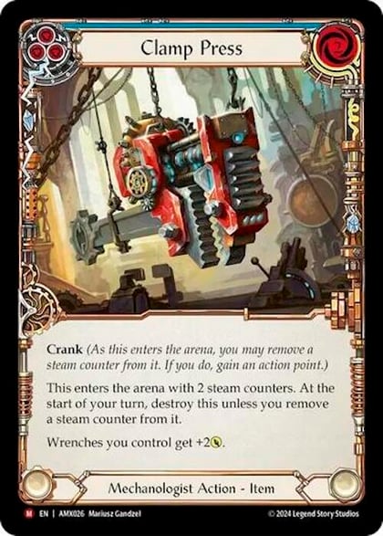 Clamp Press, Armory Deck: Maxx Nitro AMX026