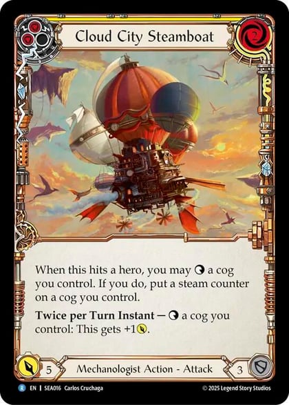 Cloud City Steamboat (Yellow), High Seas SEA016