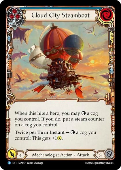 Cloud City Steamboat (Blue), High Seas SEA017