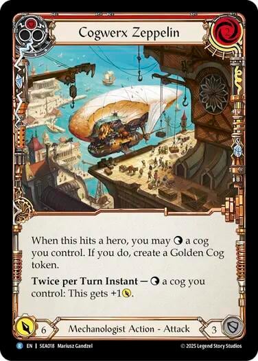 Cogwerx Zeppelin (Red), High Seas SEA018