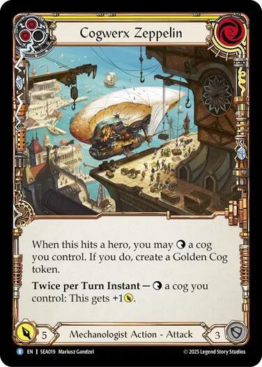 Cogwerx Zeppelin (Yellow), High Seas SEA019
