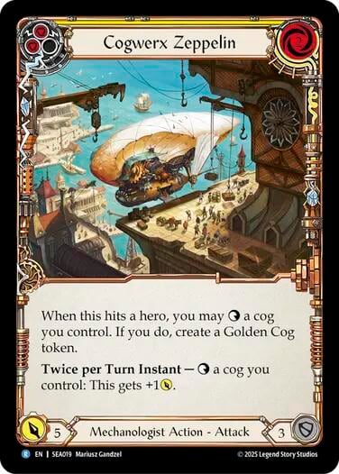 Cogwerx Zeppelin (Yellow), High Seas SEA019
