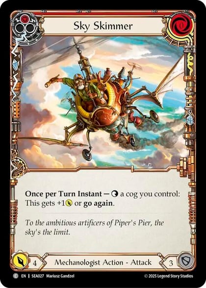 Sky Skimmer (Red), High Seas SEA027