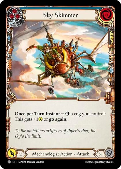 Sky Skimmer (Blue), High Seas SEA029